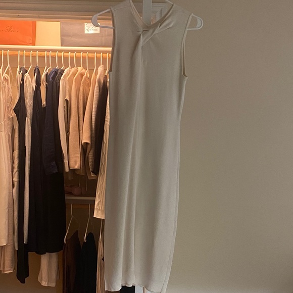 Proenza Schouler Cream Midi Dress - Picture 1 of 4